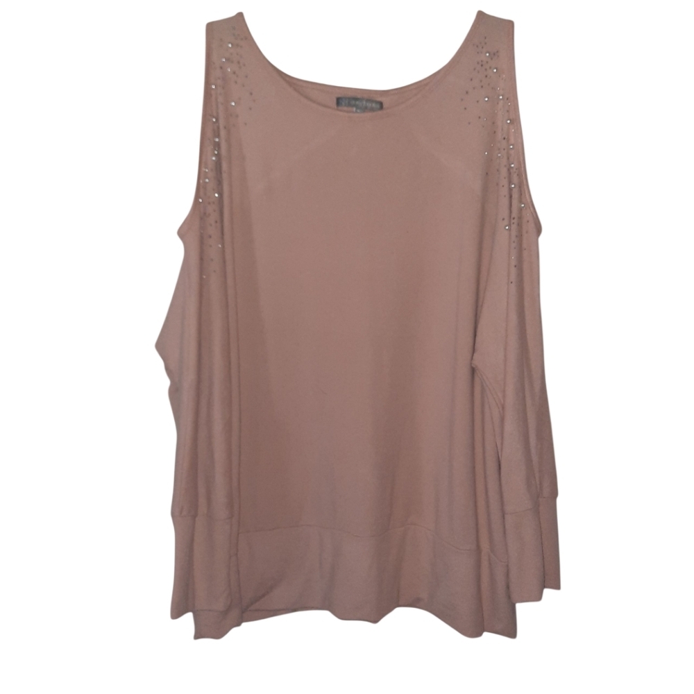 Daisy Fuentes Cold Shoulder Sweater Size 3X
